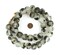 Jumbo Recycled Glass Beads - Beaded Wall Hangings - Extra Large African Sea Glass Beads 21-25mm - The Bead Chest (Black Camouflage)
